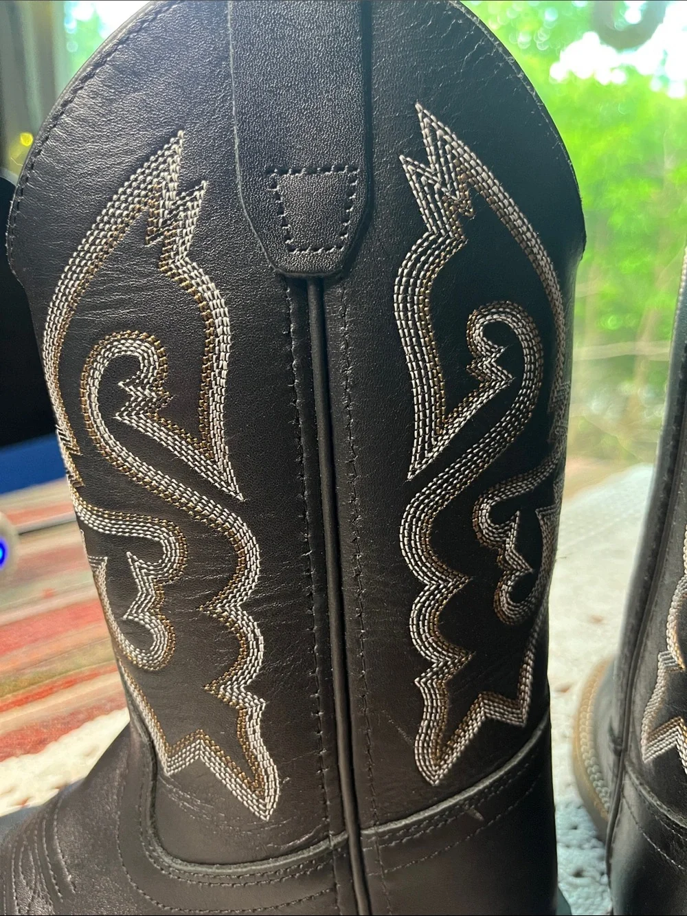 Cody James youth boys Nash western boot with performance sole broad square toe
